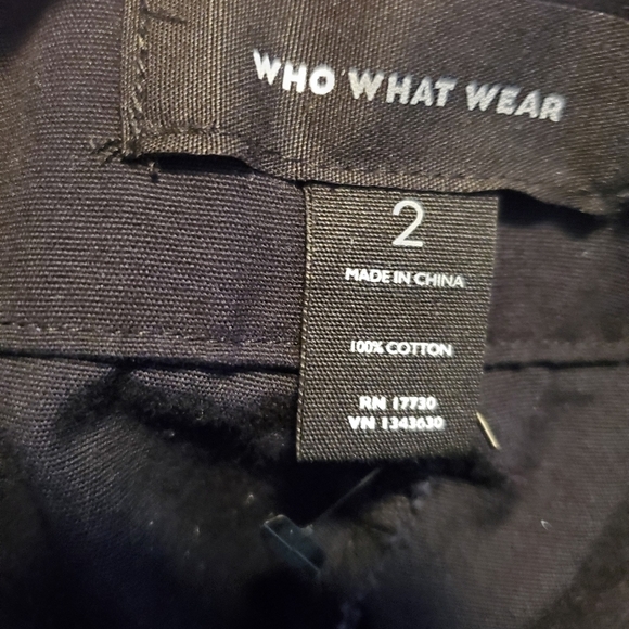 Who What Wear Mid-Rise Wide Leg Cargo Pants - Picture 8 of 10